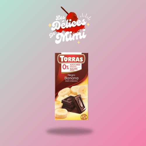 Tablette Torras Chocolat Noir/ Banane